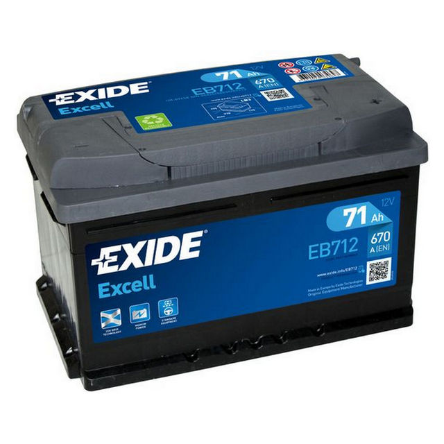 EB712 EXIDE  Стартерная аккумуляторная батарея; Стартерная аккумуляторная батарея