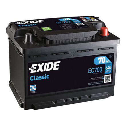 EC700 EXIDE EXIDE  Аккумулятор; Аккумуляторная батарея стартерная