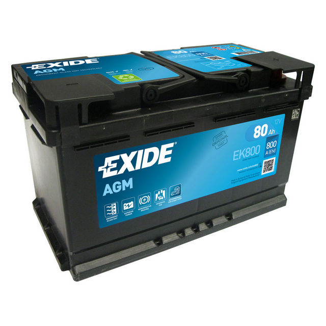 EK800 EXIDE  Стартерная аккумуляторная батарея; Стартерная аккумуляторная батарея
