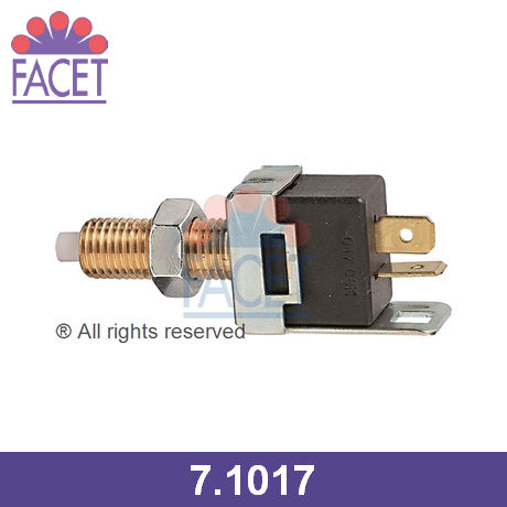 7.1017 FACET  Выключатель фонаря сигнала торможения; Выключатель, привод сцепления (Tempomat)