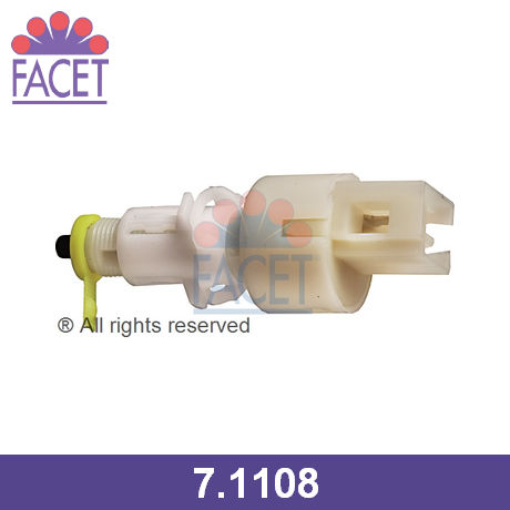 7.1108 FACET  Выключатель фонаря сигнала торможения; Выключатель, привод сцепления (Tempomat)