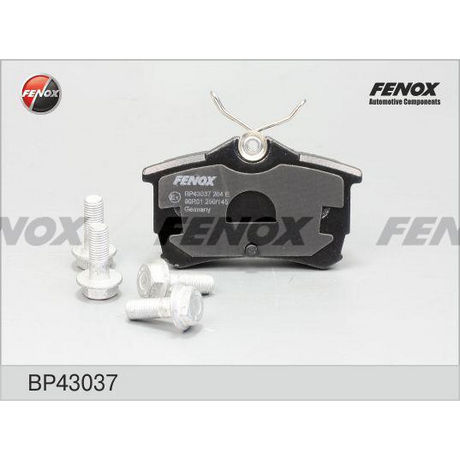 BP43037 FENOX  Комплект тормозных колодок, дисковый тормоз