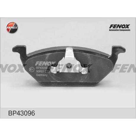 BP43096 FENOX  Комплект тормозных колодок, дисковый тормоз