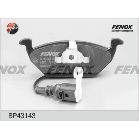 BP43143 FENOX  Комплект тормозных колодок, дисковый тормоз