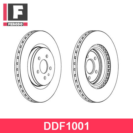 DDF1001 FERODO FERODO  Тормозной диск