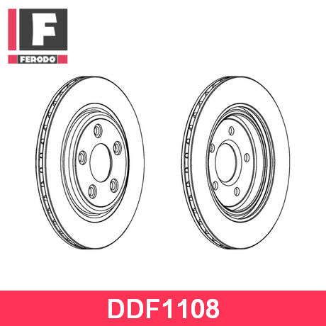 DDF1108 FERODO  Тормозной диск