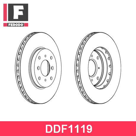 DDF1119 FERODO  Тормозной диск