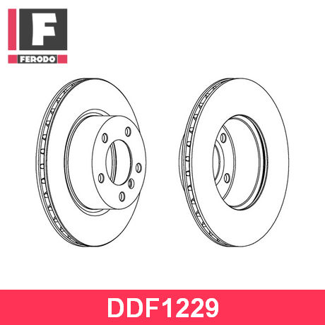 DDF1229 FERODO FERODO  Тормозной диск