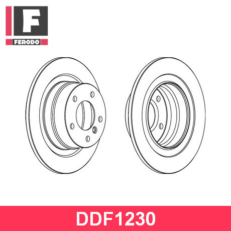 DDF1230 FERODO FERODO  Тормозной диск
