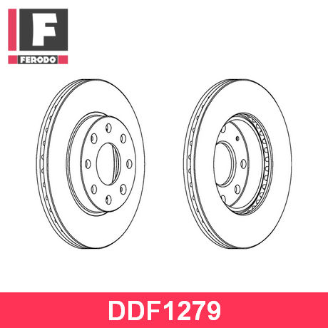 DDF1279 FERODO  Тормозной диск