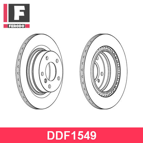 DDF1549 FERODO FERODO  Тормозной диск