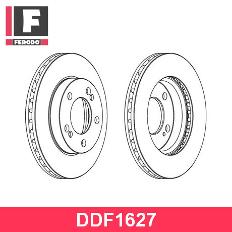 DDF1627 FERODO  Тормозной диск