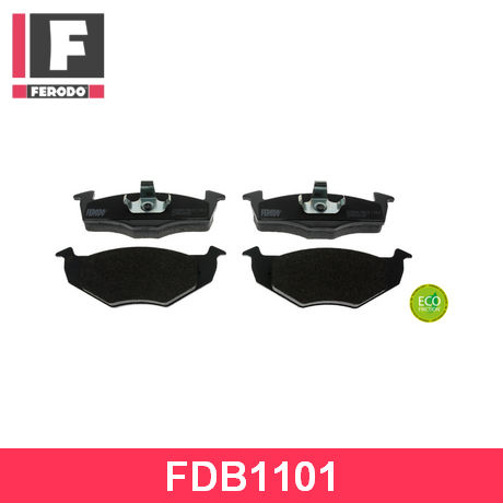 FDB1101 FERODO  Комплект тормозных колодок, дисковый тормоз