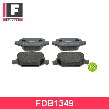 FDB1349 FERODO  Комплект тормозных колодок, дисковый тормоз