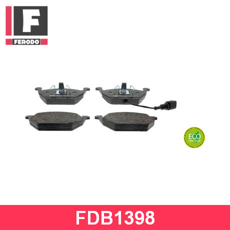 FDB1398 FERODO  Комплект тормозных колодок, дисковый тормоз