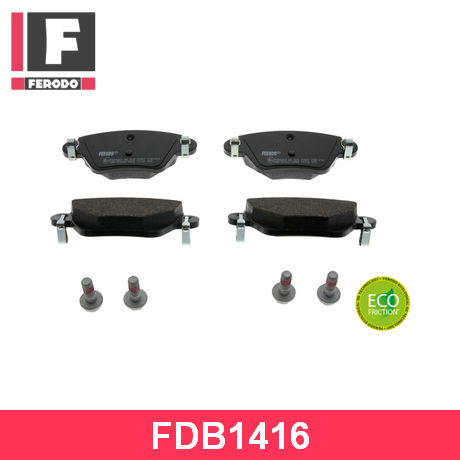 FDB1416 FERODO  Комплект тормозных колодок, дисковый тормоз
