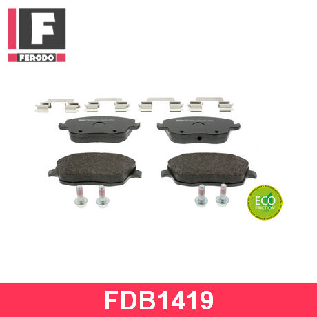 FDB1419 FERODO  Комплект тормозных колодок, дисковый тормоз