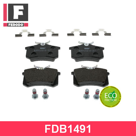 FDB1491 FERODO  Комплект тормозных колодок, дисковый тормоз