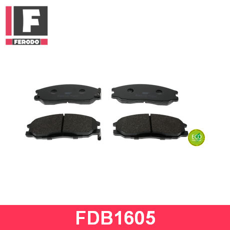 FDB1605 FERODO  Комплект тормозных колодок, дисковый тормоз