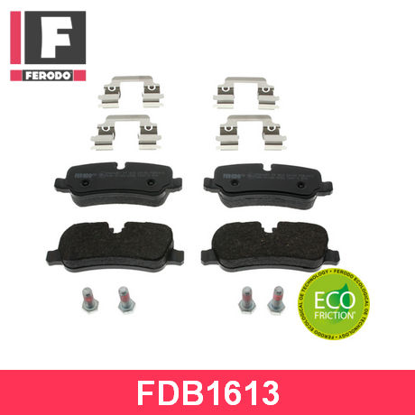 FDB1613 FERODO  Комплект тормозных колодок, дисковый тормоз