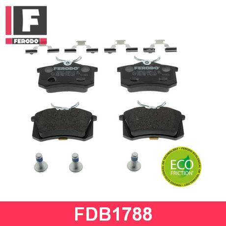 FDB1788 FERODO  Комплект тормозных колодок, дисковый тормоз