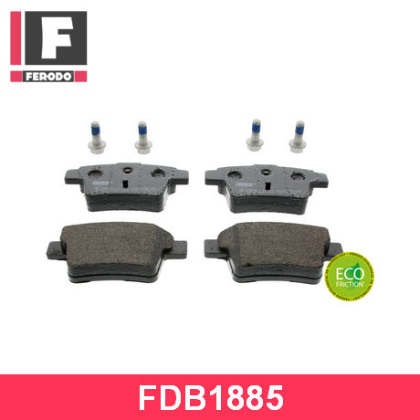 FDB1885 FERODO  Комплект тормозных колодок, дисковый тормоз