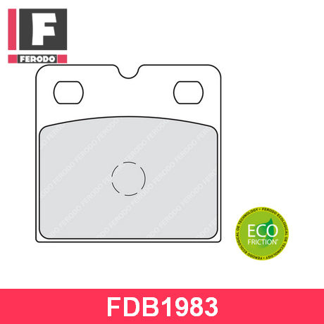 FDB1983 FERODO FERODO  Колодки тормозные дисковые комплект