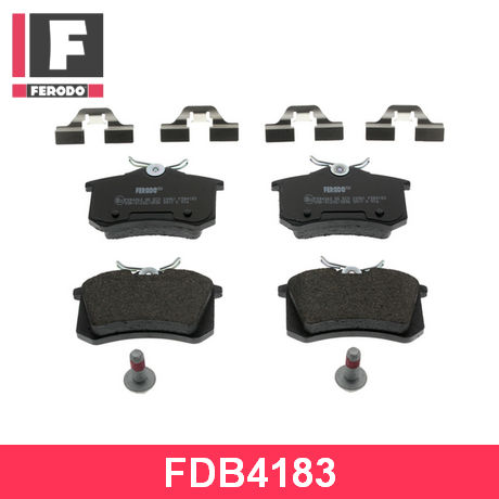 FDB4183 FERODO  Комплект тормозных колодок, дисковый тормоз