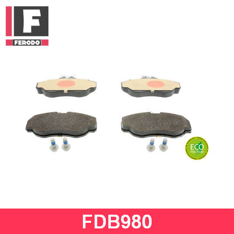 FDB980 FERODO  Комплект тормозных колодок, дисковый тормоз