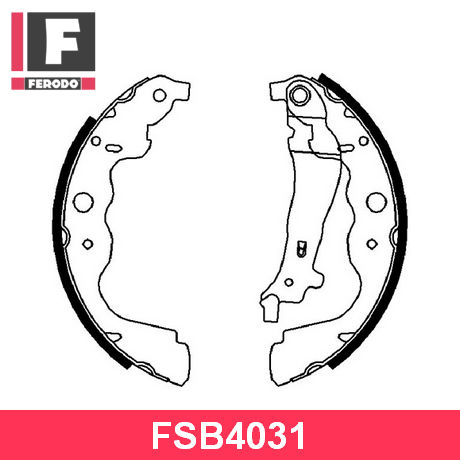 FSB4031 FERODO FERODO  Комплект тормозных колодок барабанные тормоза