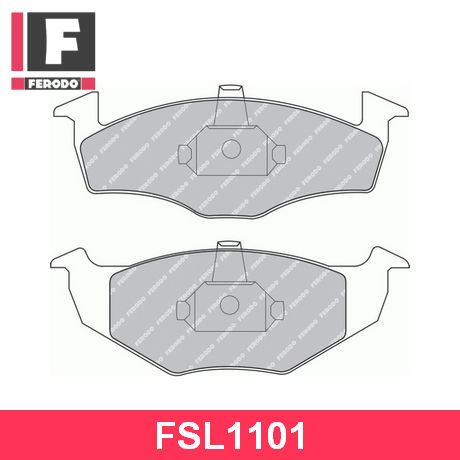 FSL1101 FERODO  Комплект тормозных колодок, дисковый тормоз