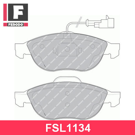 FSL1134 FERODO  Комплект тормозных колодок, дисковый тормоз