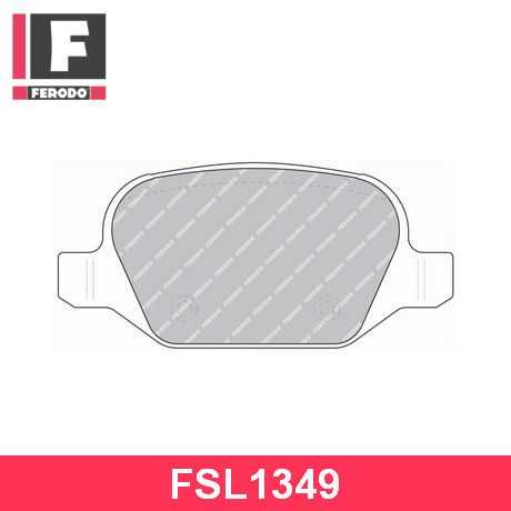 FSL1349 FERODO FERODO  Колодки тормозные дисковые комплект