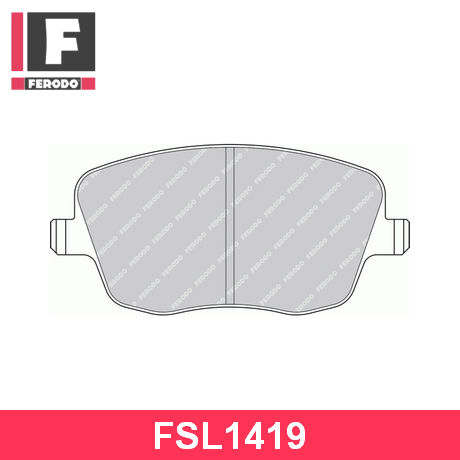 FSL1419 FERODO  Комплект тормозных колодок, дисковый тормоз
