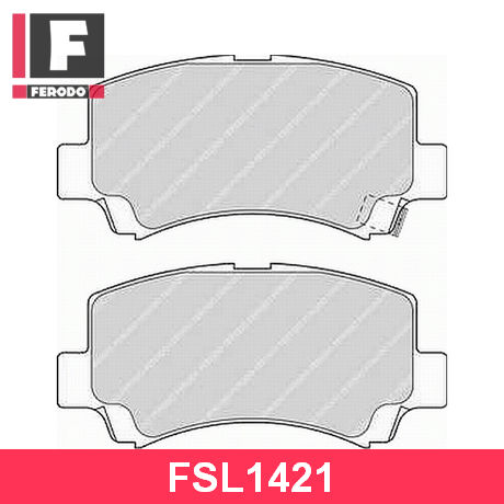 FSL1421 FERODO  Комплект тормозных колодок, дисковый тормоз