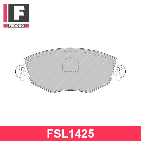 FSL1425 FERODO  Комплект тормозных колодок, дисковый тормоз