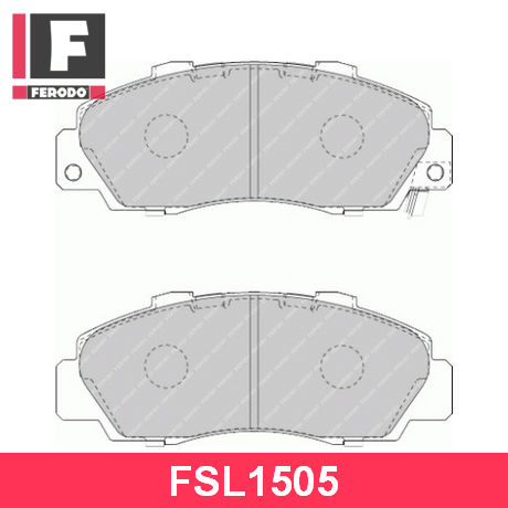 FSL1505 FERODO  Комплект тормозных колодок, дисковый тормоз