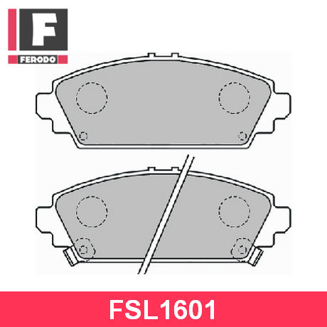 FSL1601 FERODO  Комплект тормозных колодок, дисковый тормоз