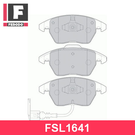 FSL1641 FERODO  Комплект тормозных колодок, дисковый тормоз