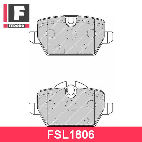 FSL1806 FERODO FERODO  Колодки тормозные дисковые комплект