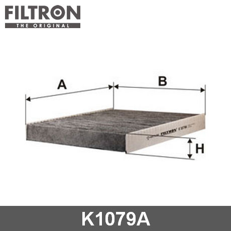 K1079A FILTRON FILTRON  Фильтр салонный; Фильтр кондиционера; Фильтр очистки воздуха в салоне;