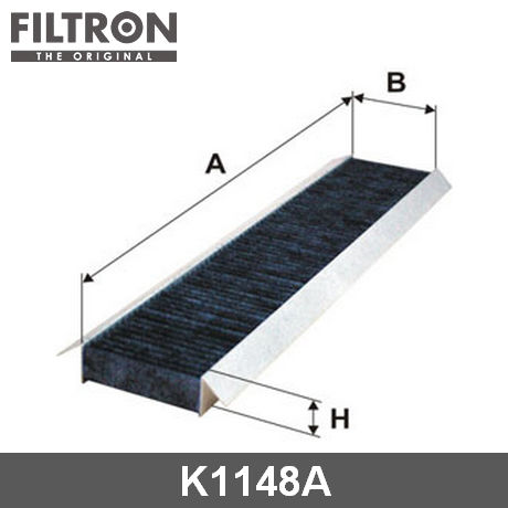 K1148A FILTRON FILTRON  Фильтр салонный; Фильтр кондиционера; Фильтр очистки воздуха в салоне;
