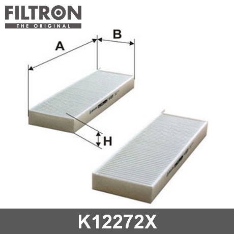 K1227-2x FILTRON FILTRON  Фильтр салонный; Фильтр кондиционера; Фильтр очистки воздуха в салоне;