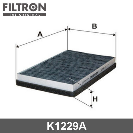 K1229A FILTRON FILTRON  Фильтр салонный; Фильтр кондиционера; Фильтр очистки воздуха в салоне;