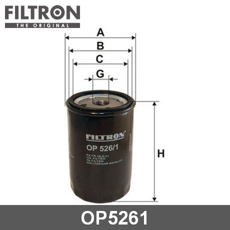 OP526/1 FILTRON  Масляный фильтр