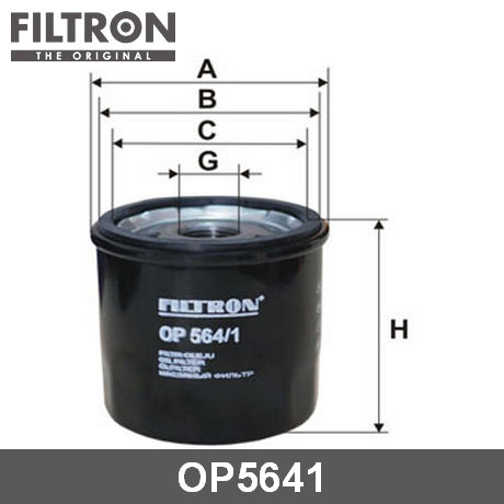 OP564/1 FILTRON  Масляный фильтр