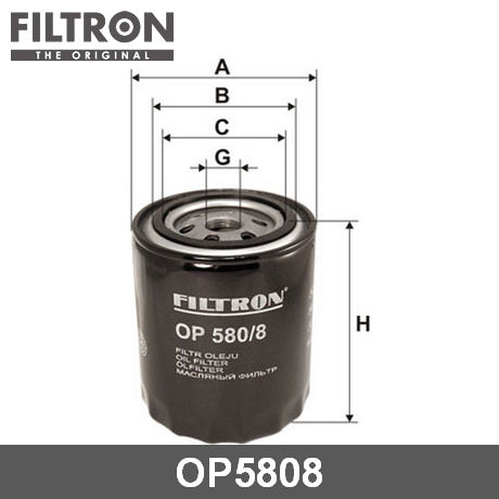 OP580/8 FILTRON  Масляный фильтр