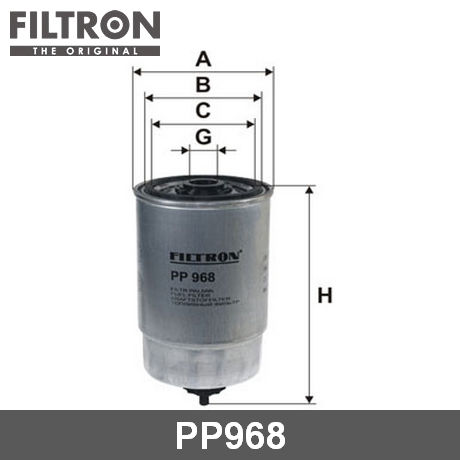 PP968 FILTRON FILTRON  Топливный фильтр