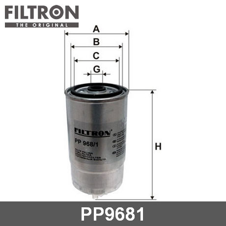 PP968/1 FILTRON FILTRON  Топливный фильтр