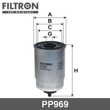 PP969 FILTRON  Топливный фильтр